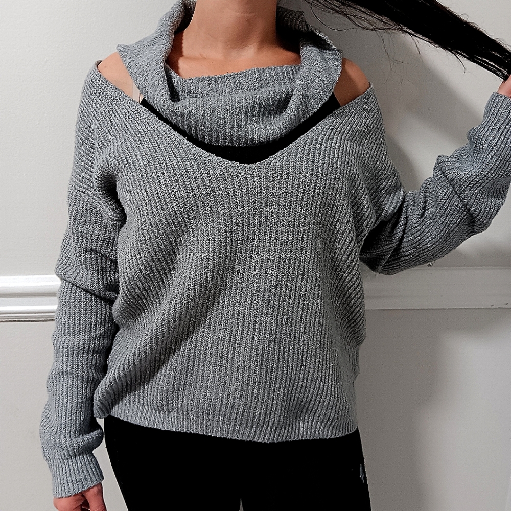 Forever 21, Sweater, Gray, Women's, Size M